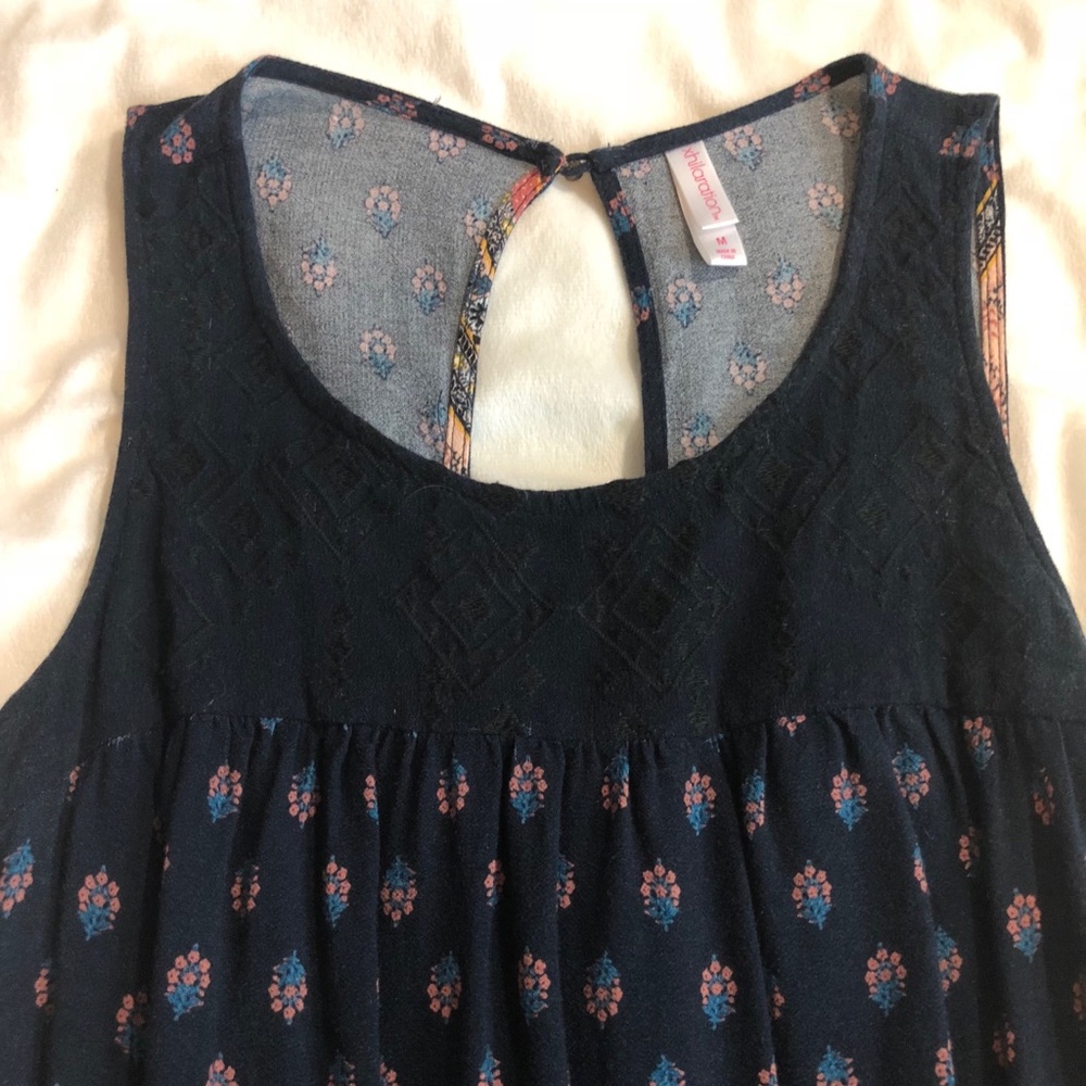 Navy Romper - Picture 2 of 4